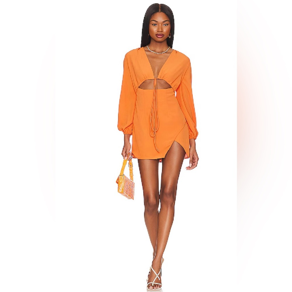 Superdown Selene Wrap Dress